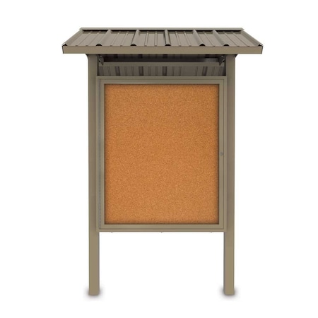 United Visual Products Corkboard, Fabrc, 3 Door, Satin/Burg, 96x48" UV308-SATIN-DBURGU